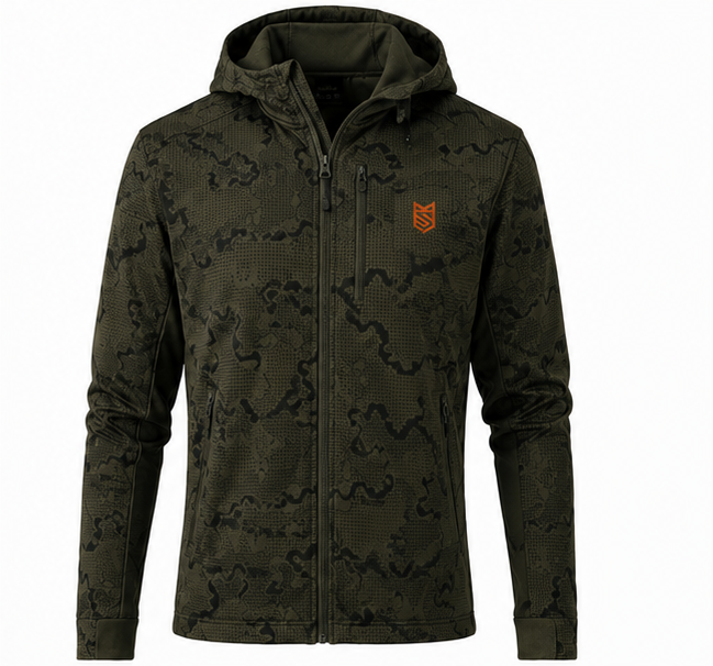 SMCO Softshell camo hoodie